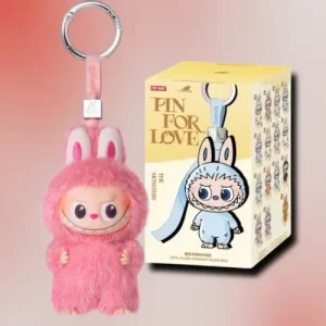 LABUBU Pin for Love Series Pendant Blind Box (A–M) Front Side View