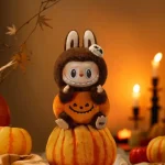 Beatiful View Of LABUBU Sitting Pumpkin Halloween Pendant