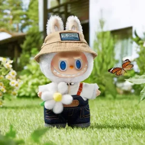 LABUBU THE MONSTERS Fall in Wild Series vinyl plush doll pendant front view