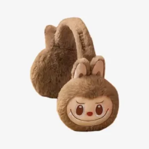 LABUBU Warm Fluffy Holiday Series- Plush Earmuffs Front Side