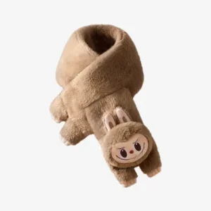 LABUBU Warm Fluffy Holiday Series – Plush Scarf