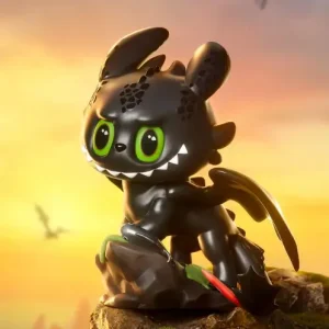 THE MONSTERS – LABUBU How to Train Your Dragon Figurine Close-Up View