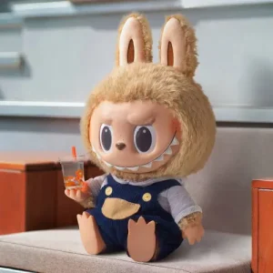 Time to Chill – LABUBU Vinyl Plush Doll Close-up View