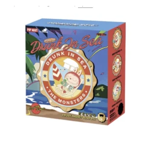 Labubu Enchanted by the Seaside Series Fridge Magnet Front Side
