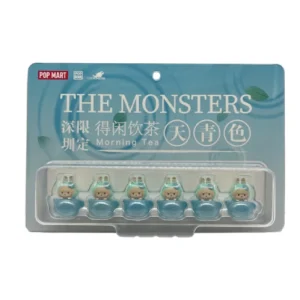 Labubu Pop Mart Pop Bean The Monsters Morning Tea (China Exclusive) Figure Set Front Side