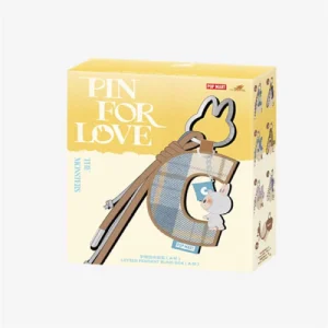 Labubu The Monsters Pin for Love Series Letter Pendant (A-M) Front Side
