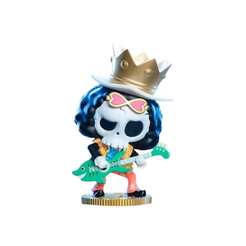 Labubu The Monsters x One Piece Series Brook Figure Labubu The Monsters x One Piece Series Brook Figure Front Side