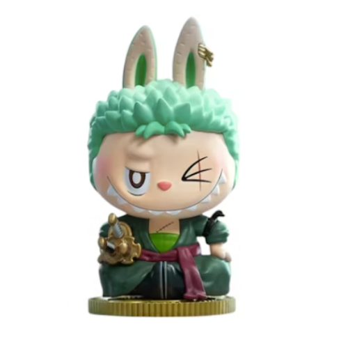 Labubu The Monsters x One Piece Series Roronoa Zoro Figure Labubu The Monsters x One Piece Series Roronoa Zoro Figure Front Side