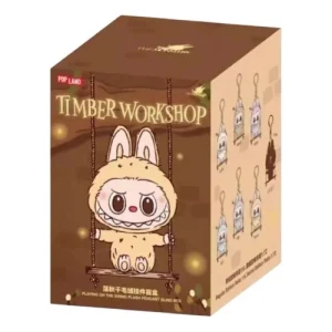 Labubu Timber Workshop Playing on the Swing Plush Pendant Blind Box Front Side