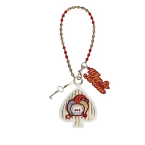 Labubu WHY SO SERIOUS Series Moonlit Mask Secret Edition Pendant Chain Front Side