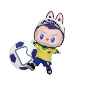 Labubu x FIFA Series Deciding Goal Bottle Opener Fridge Magnet Front Look